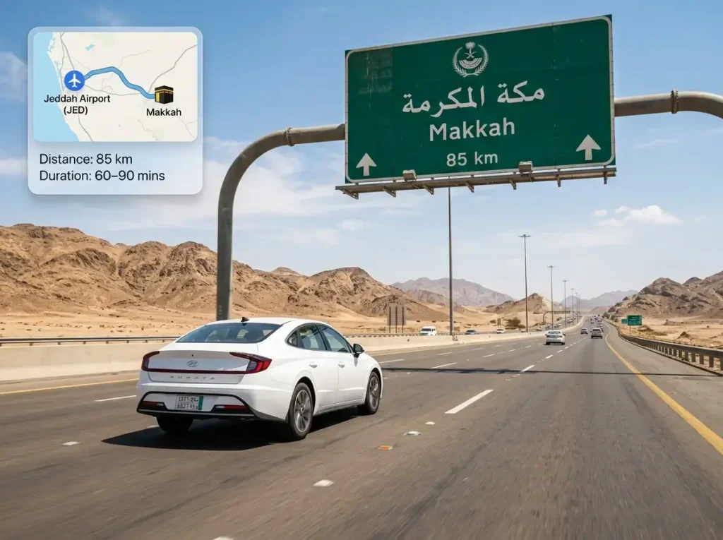 Getting from Jeddah Airport to Makkah