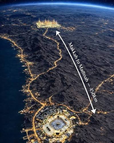 Makkah to Madinah Distance and Travel Time at a Glance